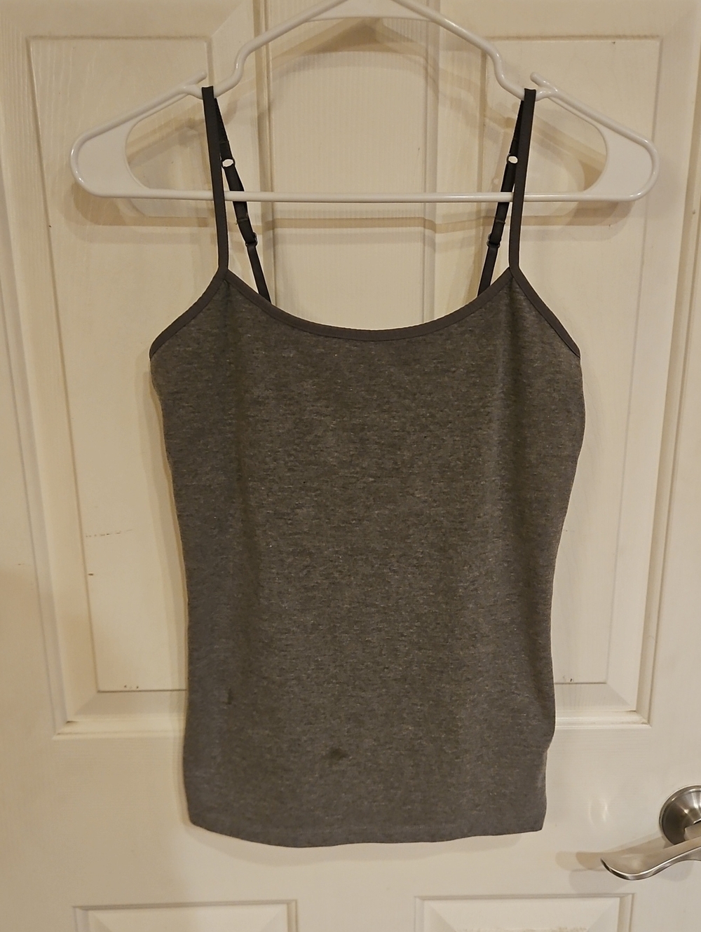 SO Women's Charcoal Grey Spaghetti Strap Camisole